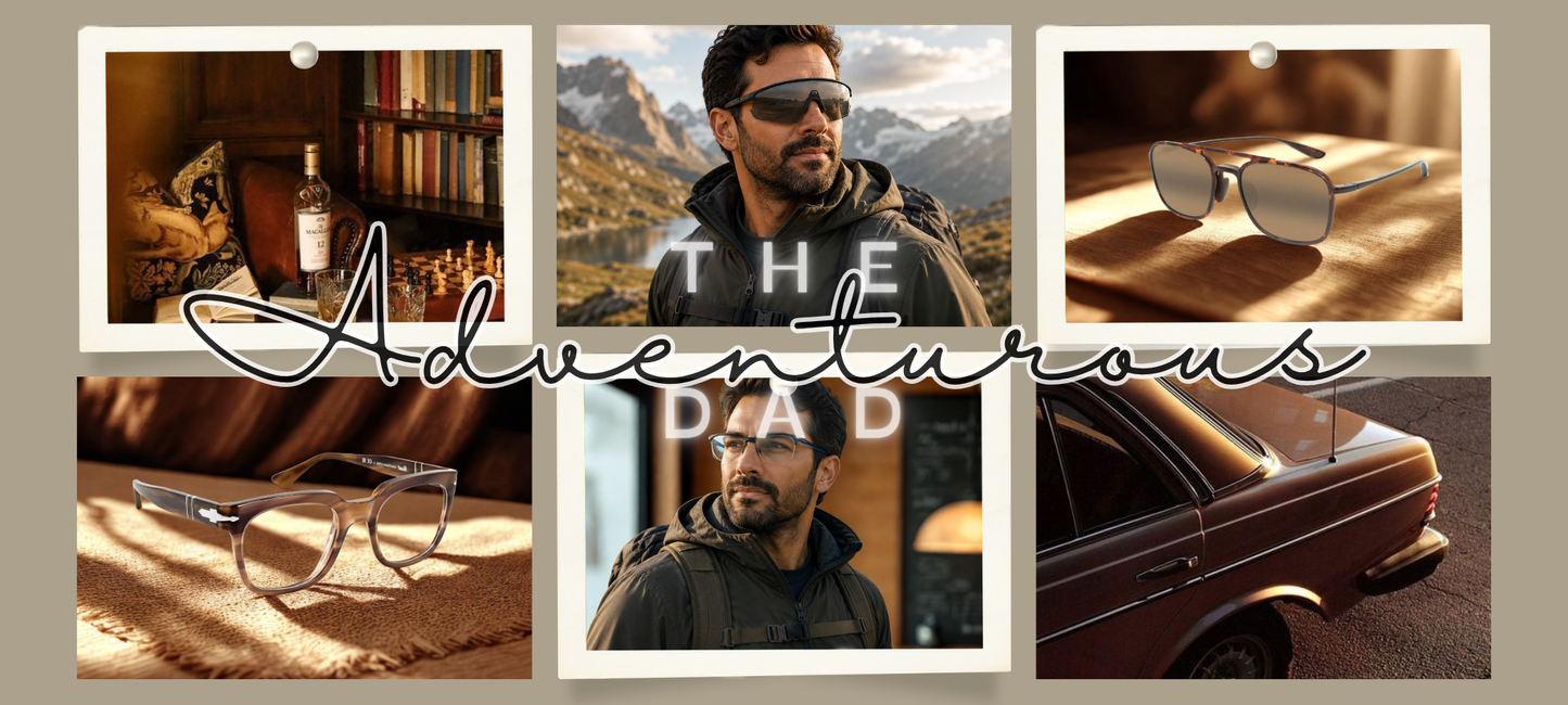 the adventurous dad collection by S.R.Gopal Rao Opticians & Optometrists :Brown aesthetic