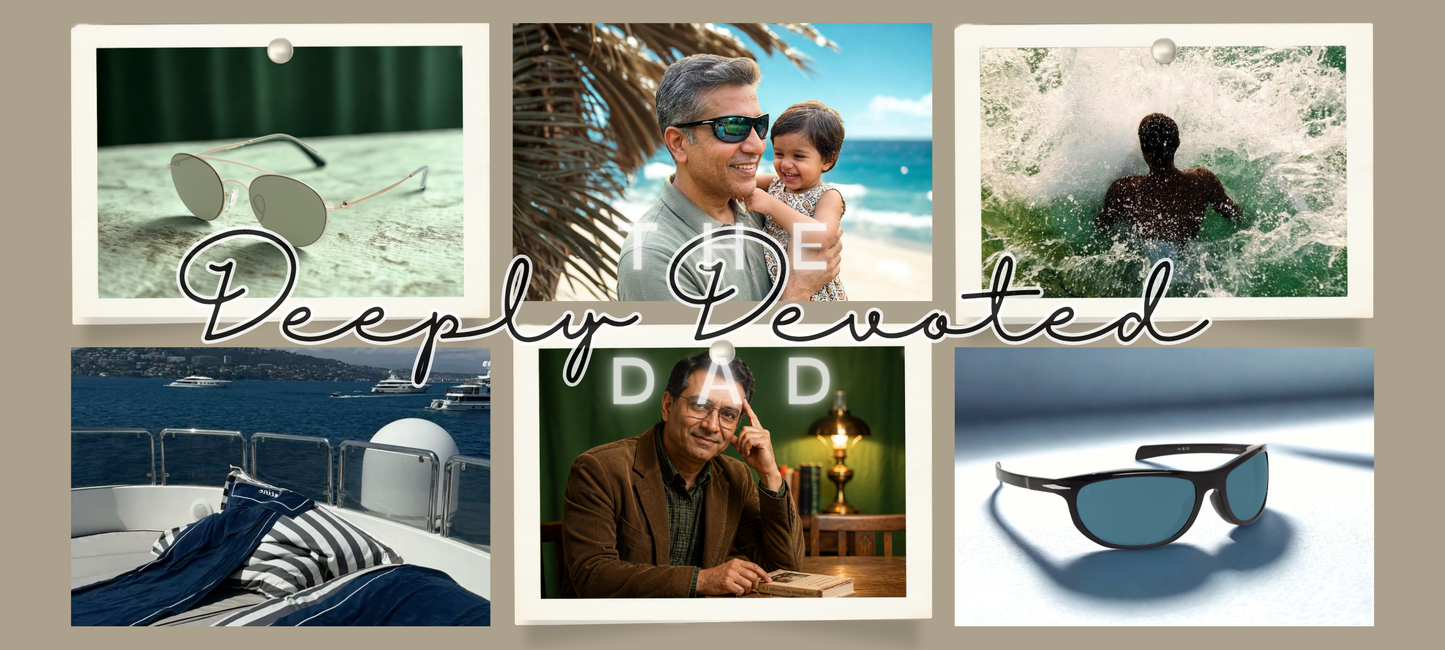The Deeply Devoted Dad - frames and sunglasses exclusively at S.R.Gopal Rao Opticians & Optometrists