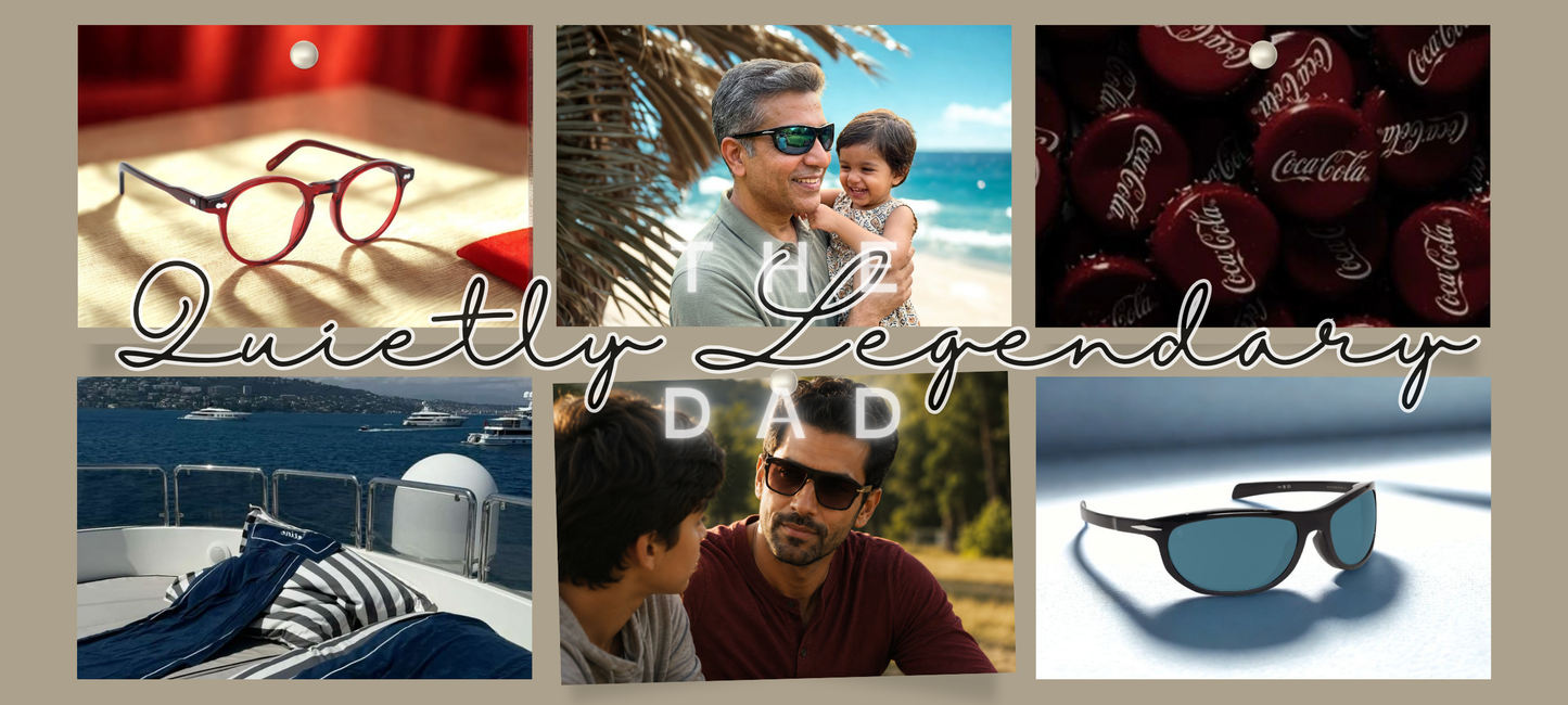 The Quietly Legendary Dad, frames and sunglasses exclusively at S.R.Gopal Rao Opticians & Optometrists