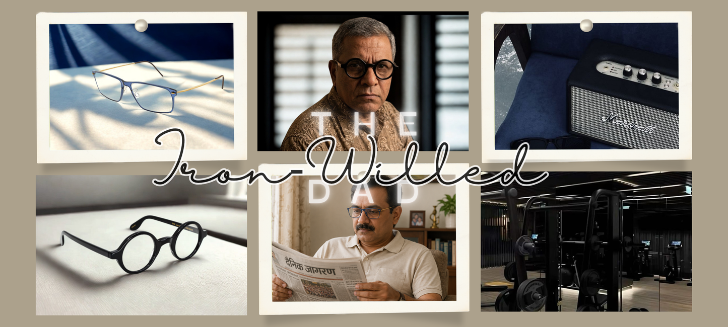 The Iron-Willed Dad Eyewear Collection frames and sunglasses exclusively at S.R.Gopal Rao Opticians & Optometrists