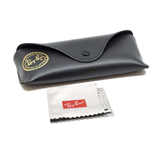 Genuine Ray-Ban pebbled finish brown glasses case | Brown glasses, Glasses  case, Faux leather