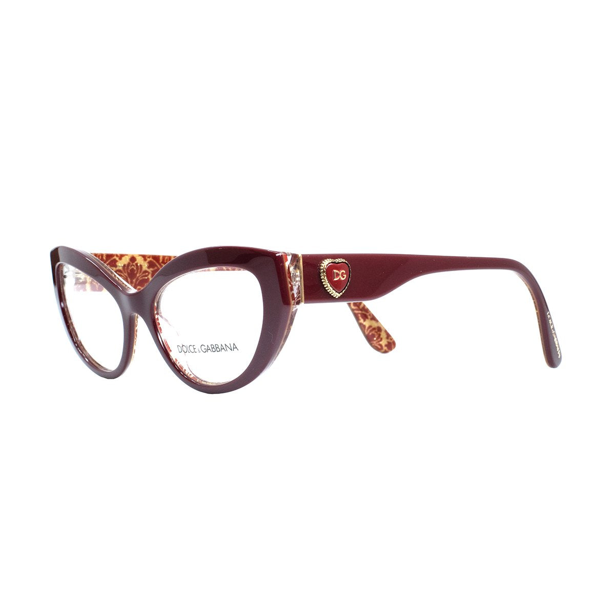 DOLCE & GABBANA DG3306 3205 MRN/GLD